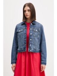 tommy jeans μεταβατικό μπουφάν γυναικείο ντένιμ ολόκληρο το προϊόν: 100% βαμβάκι