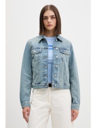 tommy jeans τζιν μπουφάν γυναικείο ντένιμ υλικό 1: 100% βαμβάκι