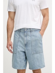 calvin klein jeans βερμούδα ανδρική με πρόσμιξη λινού ολόκληρο το προϊόν: 91% βαμβάκι 9% λινό