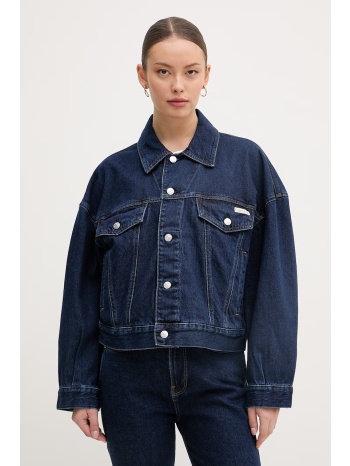 calvin klein jeans τζιν μπουφάν γυναικείο ντένιμ ολόκληρο