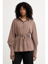 mm by max mara πουκάμισο γυναικείο με μοντάλ passo ολόκληρο το προϊόν: 63% modal 37% πολυεστέρας