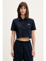 tommy jeans πόλο γυναικείο βαμβακερό με ελαστάν ολόκληρο το προϊόν: 97% βαμβάκι 3% ελαστάν