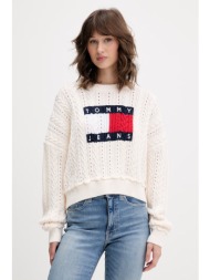 tommy jeans πουλόβερ γυναικείο βαμβακερό υλικό βάσης: 100% βαμβάκι,συμπληρωματικό υλικό: 100% πολυεσ