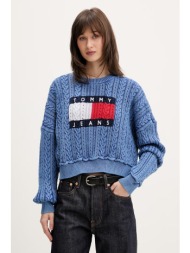tommy jeans πουλόβερ γυναικείο βαμβακερό υλικό βάσης: 100% βαμβάκι,συμπληρωματικό υλικό: 100% πολυεσ
