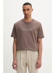 calvin klein t-shirt ανδρικό βαμβακερό ολόκληρο το προϊόν: 100% βαμβάκι