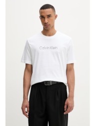 calvin klein t-shirt ανδρικό βαμβακερό ολόκληρο το προϊόν: 100% βαμβάκι