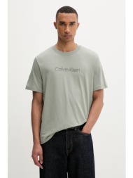 calvin klein t-shirt ανδρικός βαμβακερός ολόκληρο το προϊόν: 100% βαμβάκι