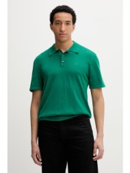 calvin klein πλεκτό μπλουζάκι πόλο ανδρικό βαμβακερό ολόκληρο το προϊόν: 100% βαμβάκι