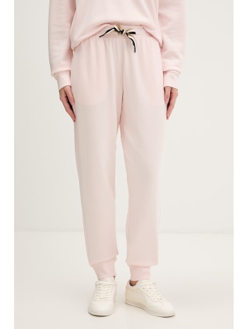 boss παντελόνι lounge γυναικείο cp stripe pants cuff