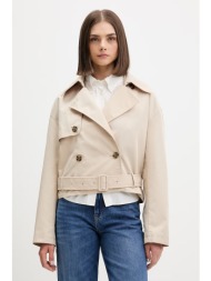 tommy jeans κοντή καμπαρντίνα γυναικεία με βαμβάκι υλικό βάσης: 70% βαμβάκι 30% πολυεστέρας,φόδρα: 1