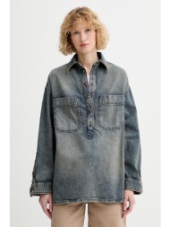 zadig&voltaire μπλούζα γυναικεία ντένιμ ολόκληρο το προϊόν: 100% βαμβάκι