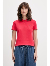tommy jeans πόλο γυναικείο βαμβακερό με ελαστάνη ολόκληρο το προϊόν: 97% βαμβάκι 3% ελαστάν