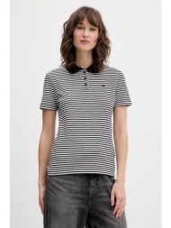 tommy jeans πόλο γυναικείο βαμβακερό με ελαστάν ολόκληρο το προϊόν: 97% βαμβάκι 3% ελαστάν