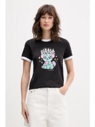 vans t-shirt γυναικείο βαμβακερό ολόκληρο το προϊόν: 100% βαμβάκι
