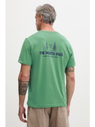 the north face t-shirt ανδρικό βαμβακερό camping relaxed ολόκληρο το προϊόν: 100% βαμβάκι