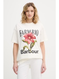 barbour t-shirt γυναικείο βαμβακερό x farm rio ολόκληρο το προϊόν: 100% βαμβάκι