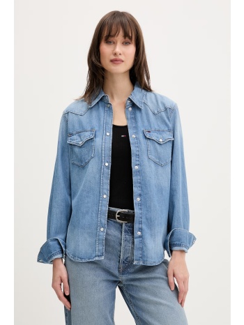 tommy jeans πουκάμισο γυναικείο ντένιμ ολόκληρο το προϊόν