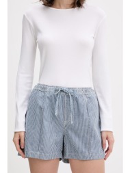 guess jeans σορτς γυναικεία βαμβακερά ολόκληρο το προϊόν: 100% βαμβάκι