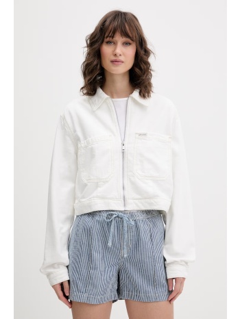 guess jeans τζιν μπουφάν γυναικείο με βαμβάκι ολόκληρο το