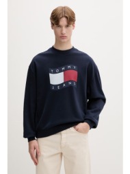 tommy jeans μπλούζα ανδρική βαμβακερή ολόκληρο το προϊόν: 100% βαμβάκι