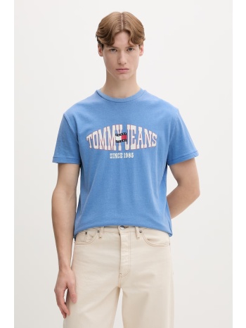 tommy jeans t-shirt ανδρικό βαμβακερό ολόκληρο το προϊόν