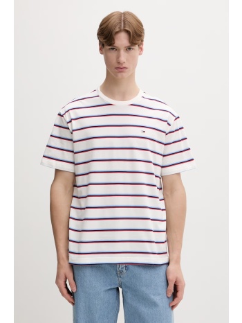 tommy jeans t-shirt ανδρικό βαμβακερό ολόκληρο το προϊόν