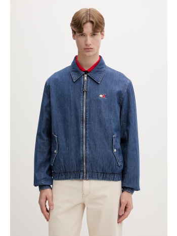 tommy jeans μεταβατικό μπουφάν ανδρικό ντένιμ ολόκληρο το