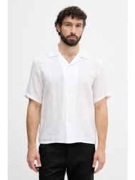 united colors of benetton πουκάμισο ανδρικό λινό ολόκληρο το προϊόν: 100% λινό