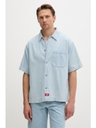 dickies πουκάμισο ανδρικό ντένιμ ολόκληρο το προϊόν: 100% βαμβάκι