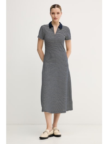 tommy hilfiger φόρεμα με lyocell ολόκληρο το προϊόν 65%