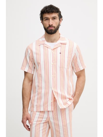 tommy hilfiger πουκάμισο ανδρικό βαμβακερό summer ολόκληρο