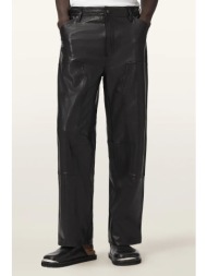 allsaints παντελόνι ανδρικό δερμάτινο carver υλικό βάσης: 100% γνήσιο δέρμα,φόδρα: 100% modal