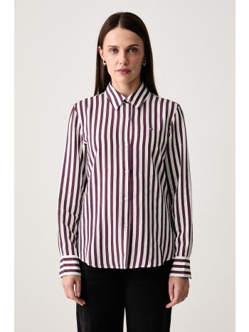 tommy hilfiger πουκάμισο γυναικείο με βισκόζη ολόκληρο το