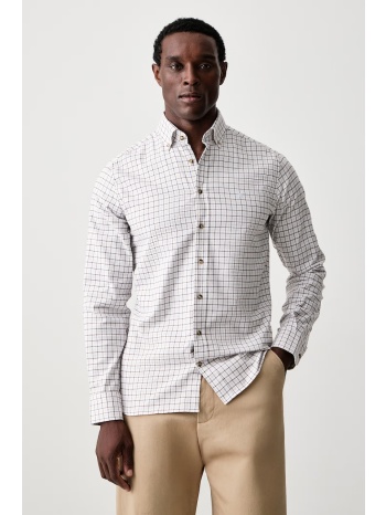 hackett london πουκάμισο ανδρικό βαμβακερό ολόκληρο το