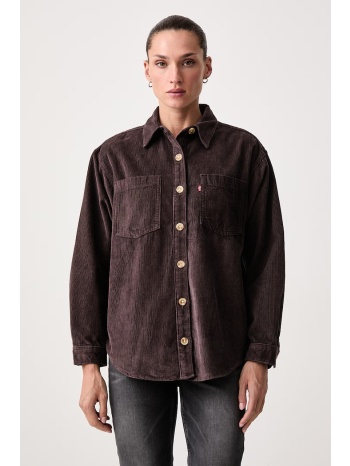 levi`s πουκάμισο γυναικείο κοτλέ iris overshirt ολόκληρο το