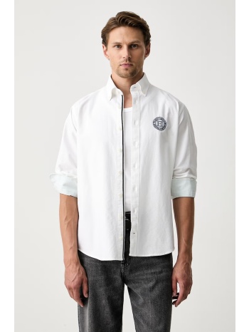 hackett london πουκάμισο oxford ανδρικό βαμβακερό ολόκληρο