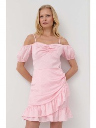 φόρεμα guess χρώμα: ροζ κύριο υλικό: 100% πολυεστέρας
φόδρα: 100% πολυεστέρας