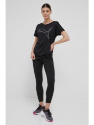 κολάν προπόνησης puma χρώμα: μαύρο 89% πολυεστέρας, 11% σπαντέξ