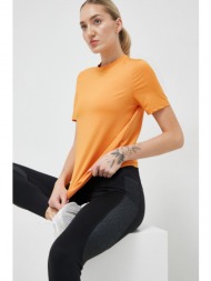 μπλουζάκι προπόνησης reebok workout ready χρώμα: πορτοκαλί 91% ανακυκλωμένος πολυεστέρας, 9% σπαντέξ
