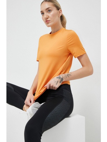 μπλουζάκι προπόνησης reebok workout ready χρώμα πορτοκαλί