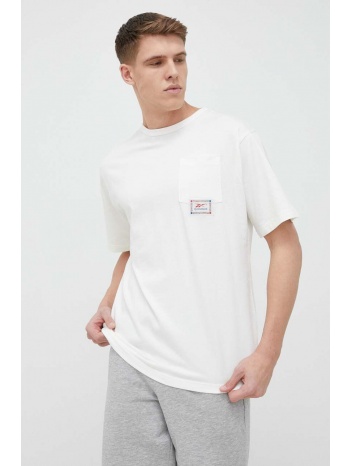 μπλουζάκι reebok classic χρώμα άσπρο κύριο υλικό 100%