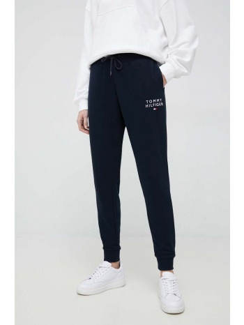 παντελόνι φόρμας tommy hilfiger χρώμα ναυτικό μπλε κύριο