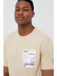 βαμβακερό μπλουζάκι puma χρώμα: μπεζ κύριο υλικό: 100% βαμβάκι
πλέξη λαστιχο: 70% βαμβάκι, 30% πολυε