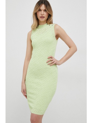 φόρεμα guess χρώμα πράσινο κύριο υλικό 65% βισκόζη, 35%