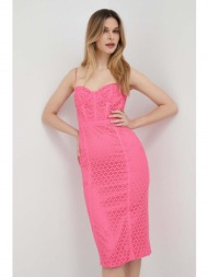 φόρεμα bardot χρώμα: ροζ κύριο υλικό: 70% βαμβάκι, 30% νάιλον
φόδρα: 95% πολυεστέρας, 5% σπαντέξ