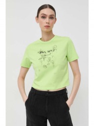 μπλουζάκι miss sixty χρώμα: πράσινο 93% βαμβάκι, 7% σπαντέξ