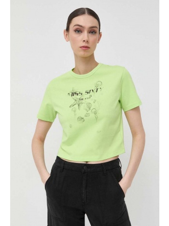 μπλουζάκι miss sixty χρώμα πράσινο 93% βαμβάκι, 7% σπαντέξ