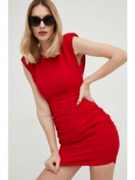 φόρεμα answear lab χρώμα: κόκκινο 92% πολυεστέρας, 8% σπαντέξ