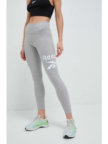 κολάν reebok χρώμα γκρι 93% βαμβάκι, 7% σπαντέξ