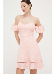 φόρεμα guess χρώμα: ροζ κύριο υλικό: 99% πολυεστέρας, 1% σπαντέξ
φόδρα: 90% πολυεστέρας, 10% σπαντέξ